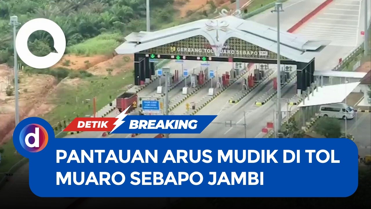 Pantauan Terkini Arus Mudik di Ruas Tol Muaro Sebapo Jambi