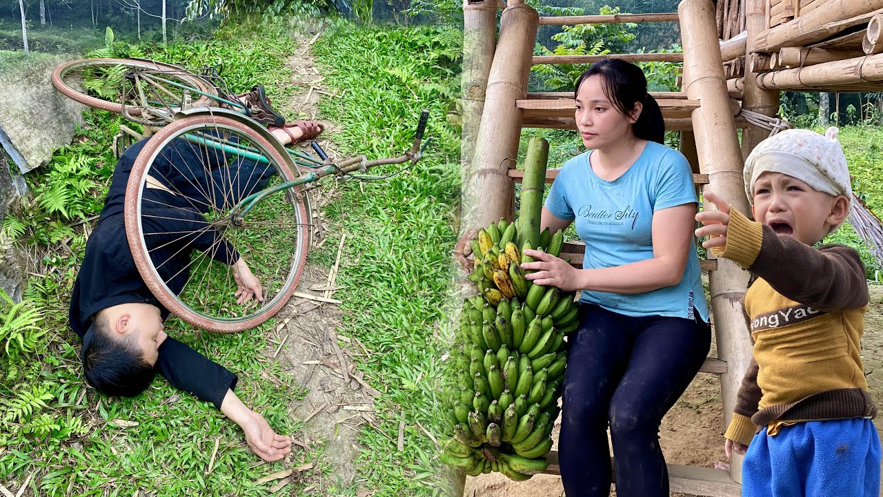 Baby Bon knows how to take care of himself - Pao had an accident after visiting baby Bon and Huong