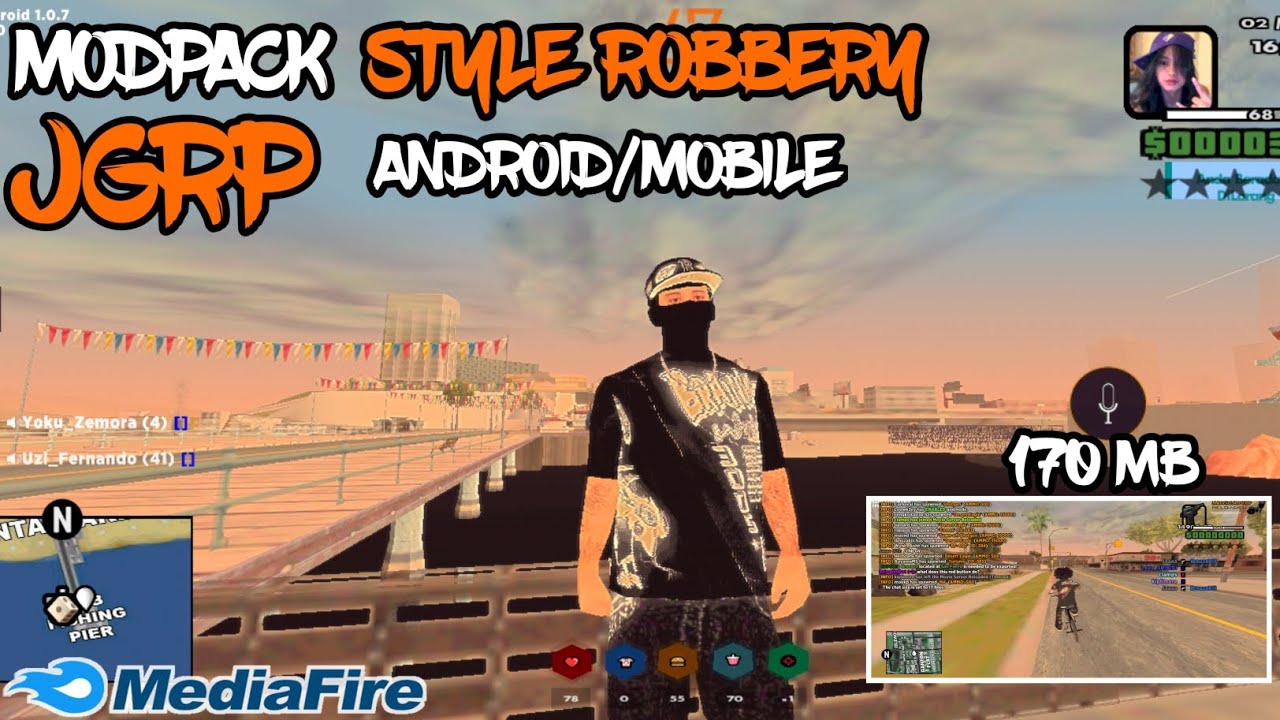 MODPACK STYLE ROBBRY JGRP | MIRIP PC, CUMAN 170MB?? | GTA SAMP ANDROID