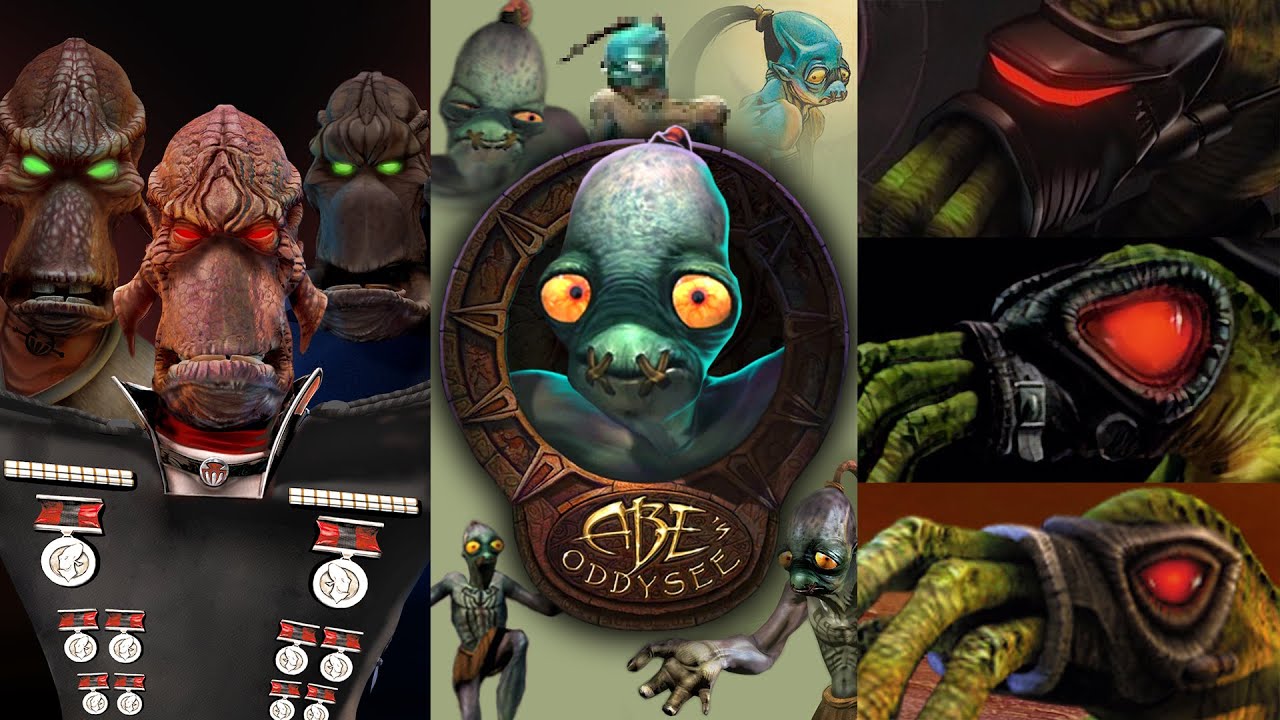 Visual Inconsistencies in Oddworld Characters