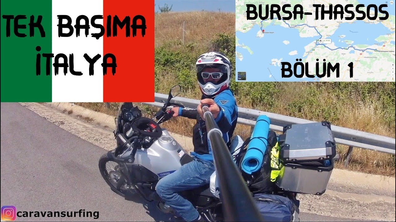 MOTOSİKLET İLE TEK BAŞIMA İTALYA 🇲🇽 & YAMAHA TENERE 660 & KARAVANLARA AŞIK OLDUĞUM TUR