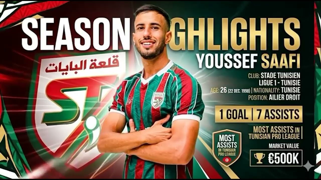 Best Of Youssef Saafi Phase Aller Stade Tunisien 2025 2026