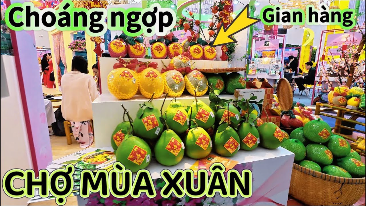 “”Choáng ngợp - Các gian hàng CHỢ MÙA XUÂN ĐÔNG ANH HÀ NỘI 