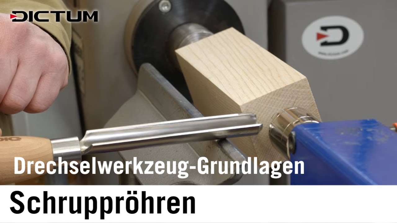 Schruppr&ouml;hren - Drechselwerkzeug-Grundlagen #dictum #drechseln #werkzeugwissen