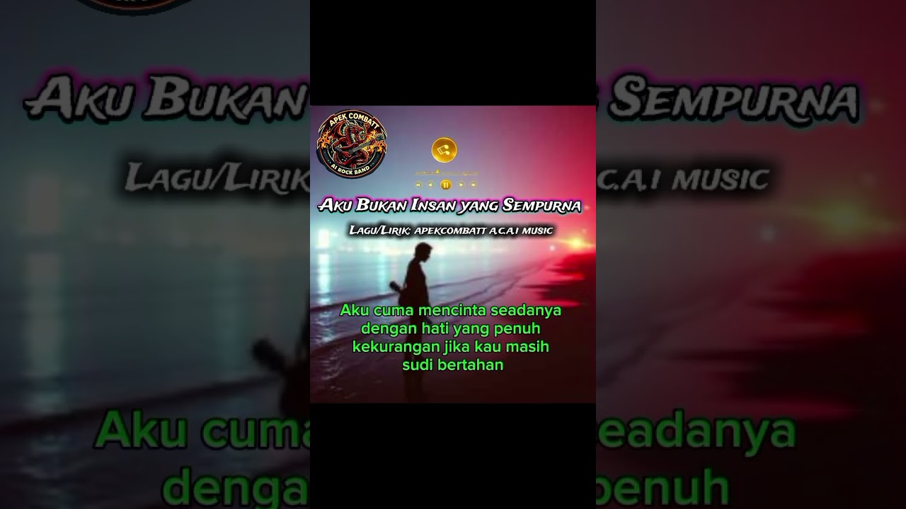 Aku Bukan Insan yang Sempurna -Lagu Rock Balada Malaysia -Lagu/Lirik: Apekcombatt 