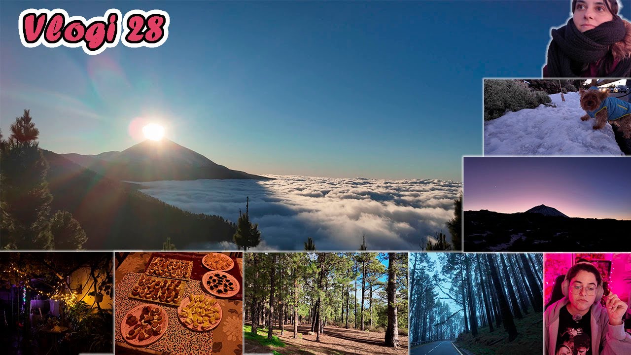 Vlogi 28- Teide Nevado, Nochebuena, Agenda Hobonichi, Libros Culebroneros y Delantal Cursi!