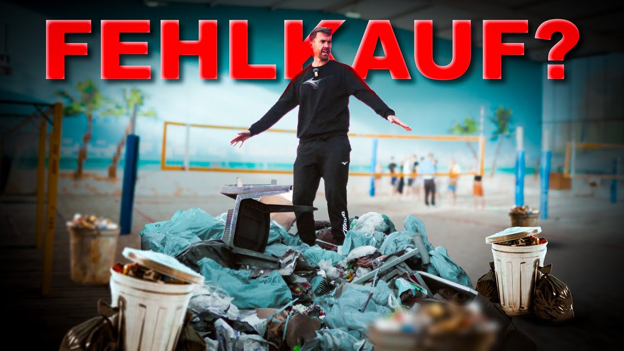 RIESEN FEHLER?! Wir haben eine Beachhalle GEKAUFT 🫣⁉️ | Playground Baustellen VLOG