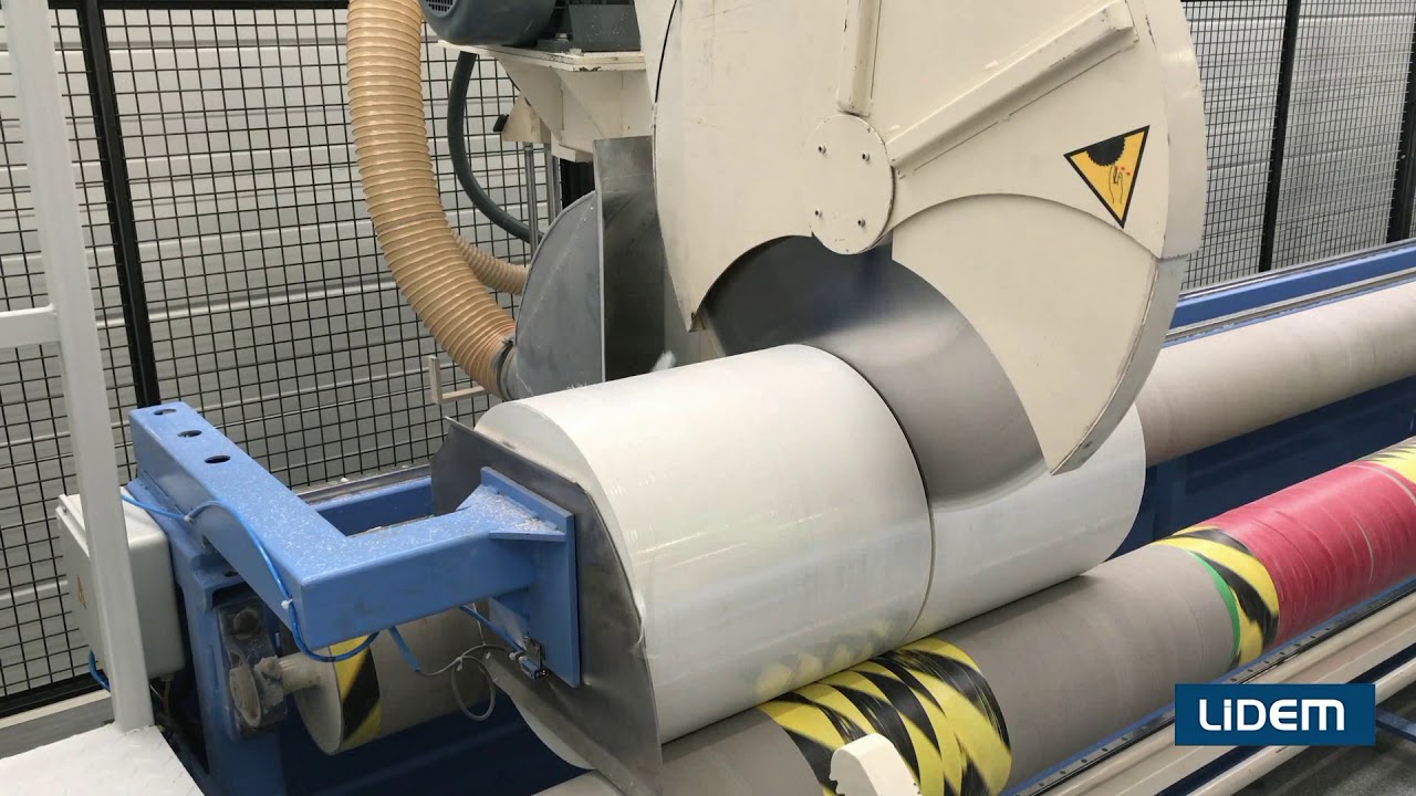 ⚙️AUTOMATIC Cutting of Paper and Laminates | Rolls up to Ø650 mm | LIDEM