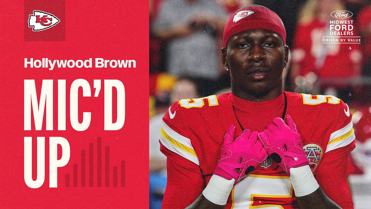 Hollywood Brown was MIC'D UP and HYPE for SNF Win vs Detroit Lions | Kansas City Chiefs