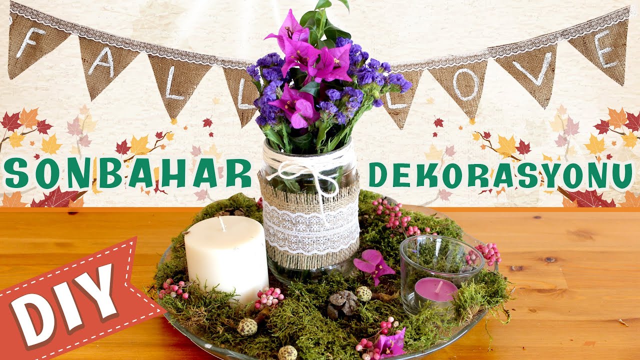 Sonbahar Oda Dekorasyonu | Kendin Yap Dekorasyon Fikirleri | DIY