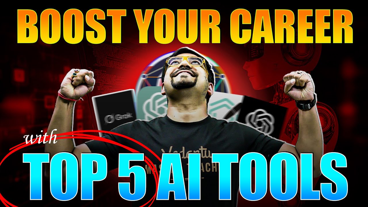 Top 5 AI Tools Every Student Must Use 📚 | Score 99%ile Made Simple | Harsh Sir