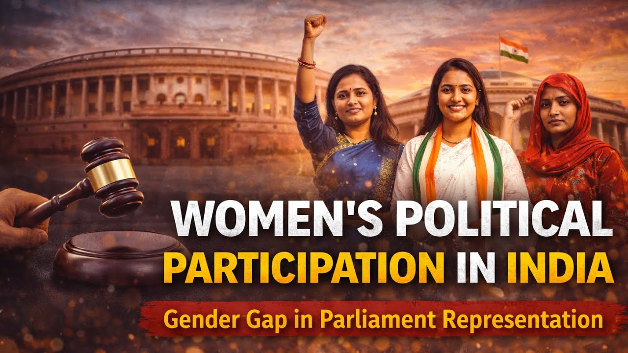 Women’s Political Participation in India | Gender Gap in Parliament | Representation #upsc2026 