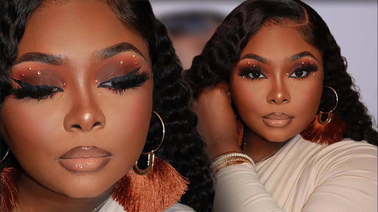 Макияж с коричневыми тенями для век Smokey Brown | Ariel Black