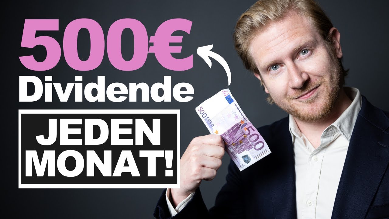 Jeden Monat 500€ Dividende: So geht's mit diesen 9 Aktien!
