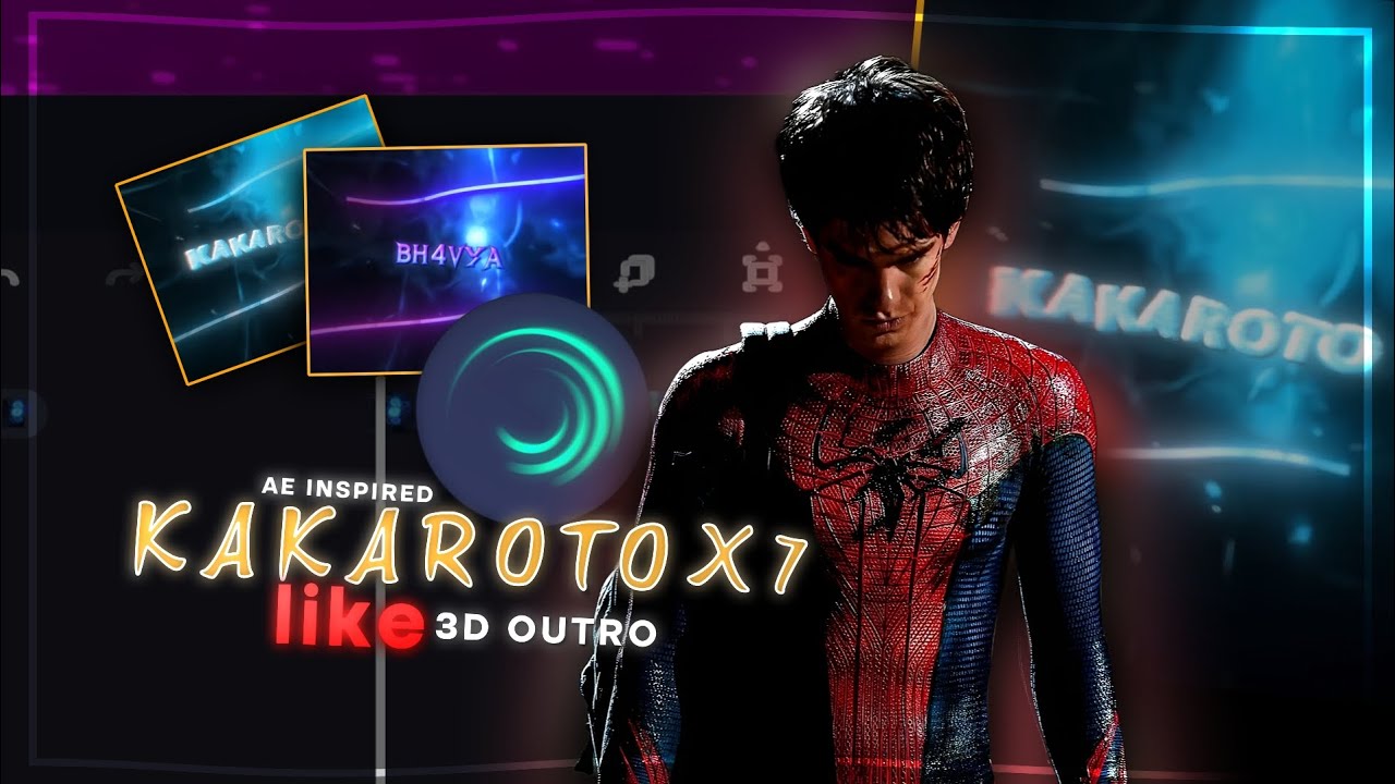 Ae Like Kakarotox7 3D Outro On Alight Motion With Tutorial