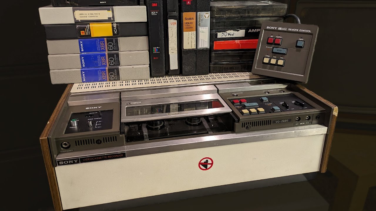 Sony VO-2600 U-Matic VCR (from 1976?)