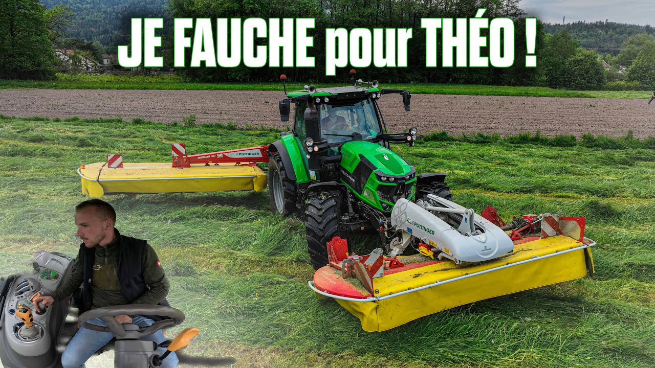 😎 JE FAUCHE chez THÉO : + de 50 HA par terre !
