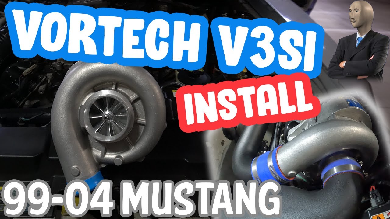 Installing a Vortech V3-SI Supercharger on my 99-04 Mustang GT!!!