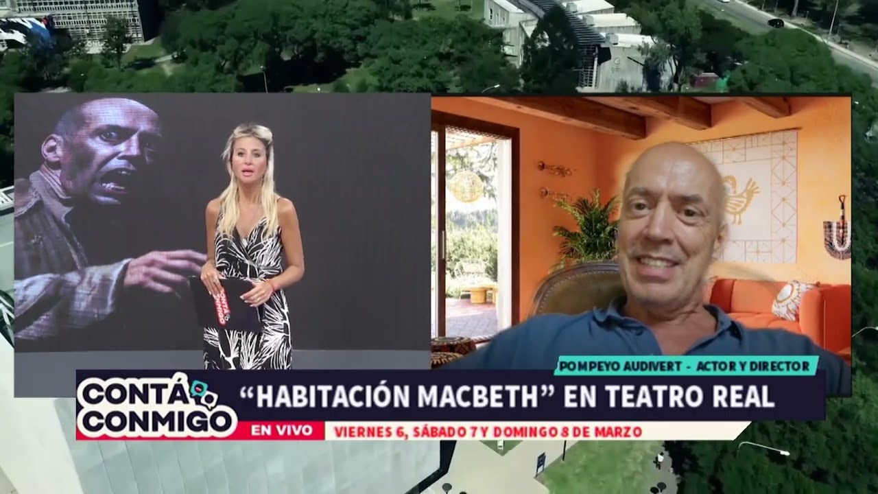 26 02 26  POMPEYO AUDIVERT   Actor y Director  HABITACIÒN MACBETH  en Teatro Real