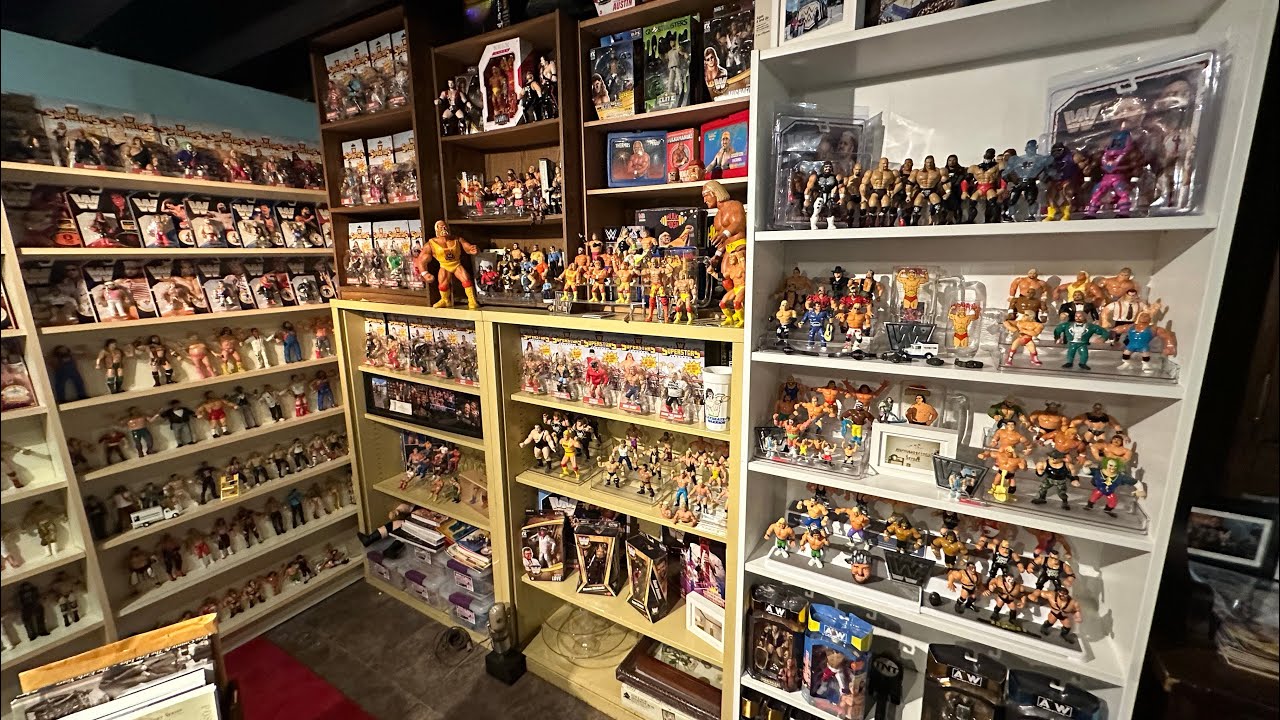 Updated Wrestling Figure Collection-Adding my sons Figures to the Emporium 