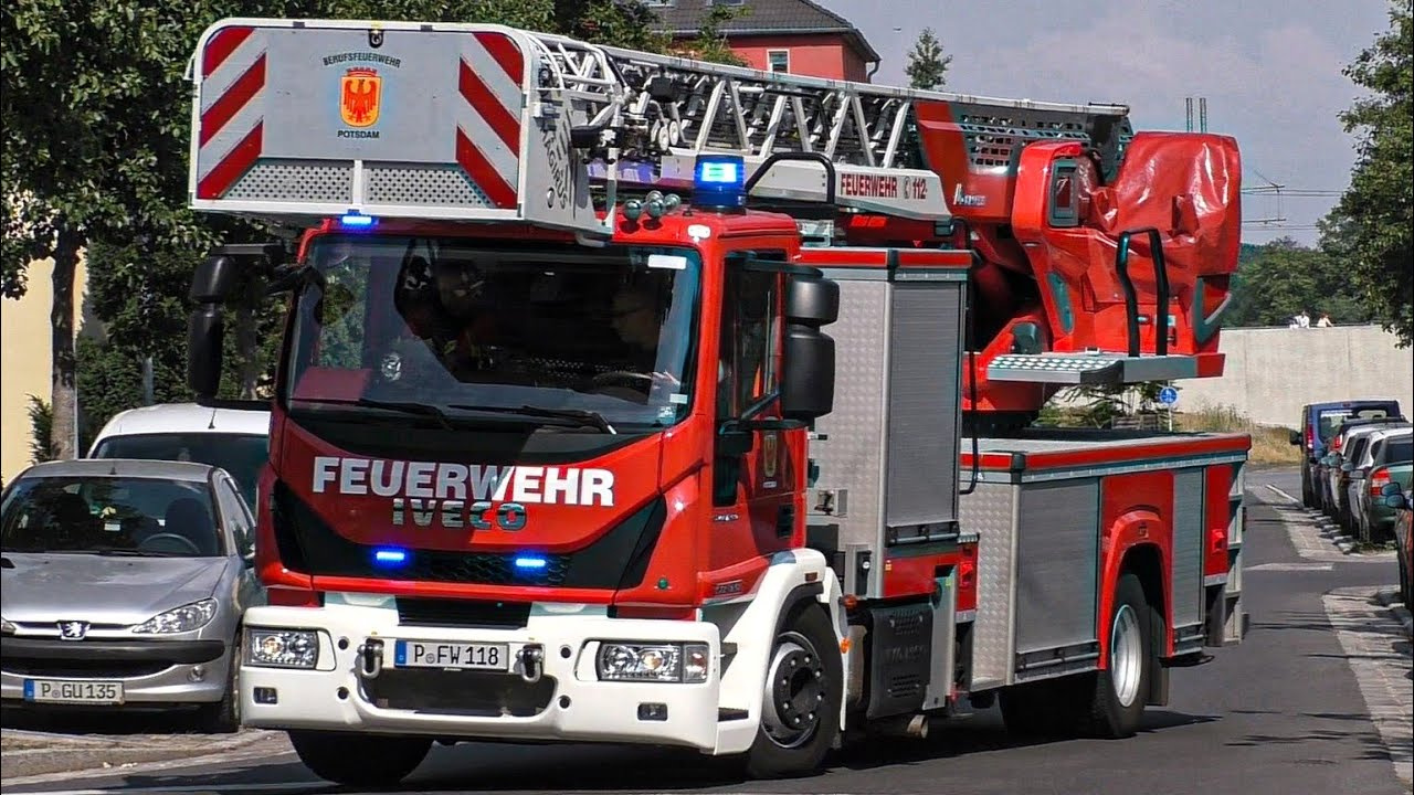 [Einsatzreicher Sonntag] Mehrere Einsatzfahrten innerhalb zwei Stunden an der HFW Postdam