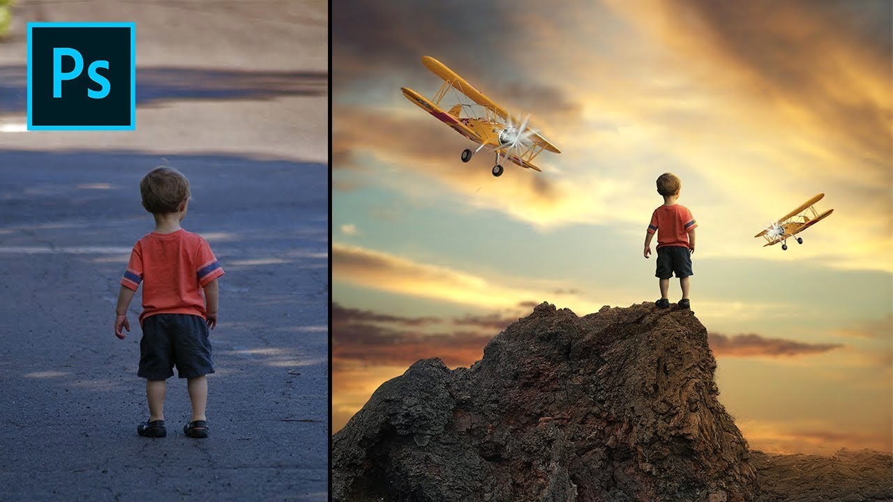 Photoshop Tutorial How to Edit Fantasy Photos of Boys