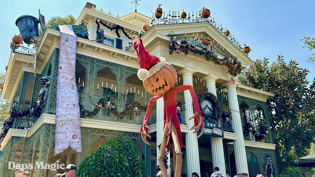 Haunted Mansion Holiday | Halloween Time at Disneyland Resort First Day | Disneyland Resort 2024 4K