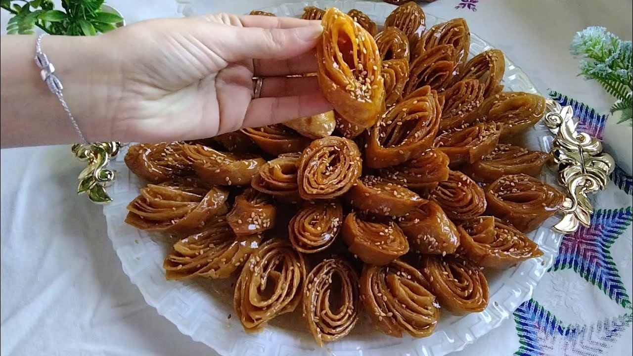 حلوة لسان الطير من اروع المعسلات الرمضانية🌛بمذاق الشباكية اقتصادية تاتجي مقرمشة و معلكة وشاربة العسل