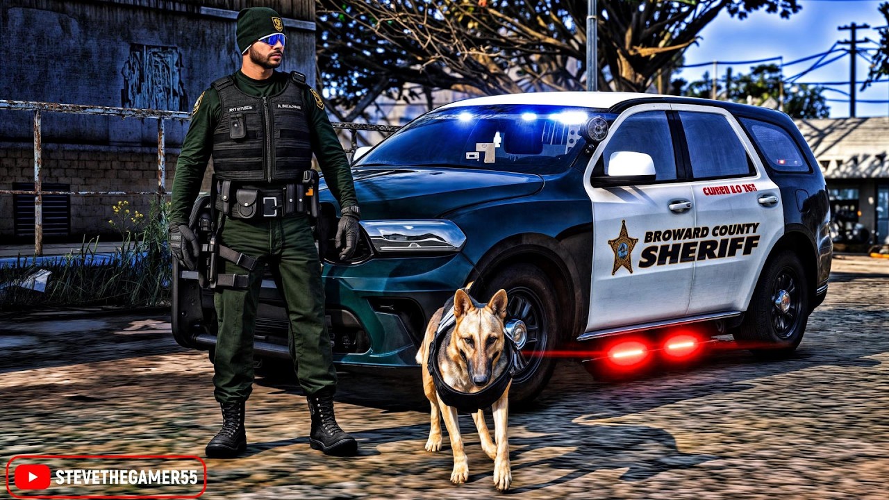 GTA 5 MODS LSPDFR SHERIFF BROWARD COUNTY K9 | GTA 5 Lspdfr Mod EP5