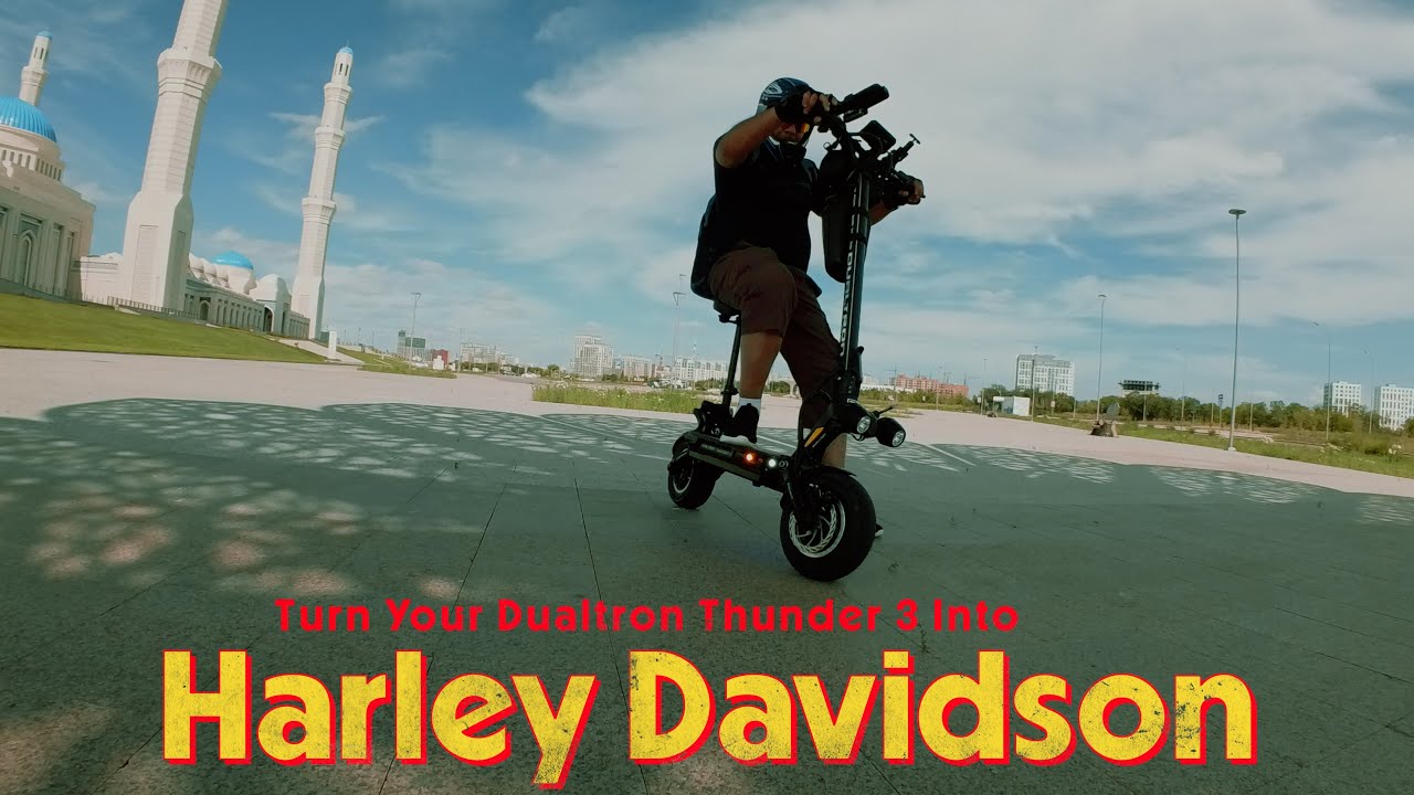 Dualtron Thunder 3 Seat Kit, Turn The Scooter into Harley Davidson.