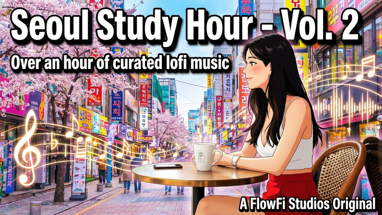 Seoul Study Hour Vol. 2 | 1 Hour K-Pop LoFi Beats for Studying, Chilling & Vibing