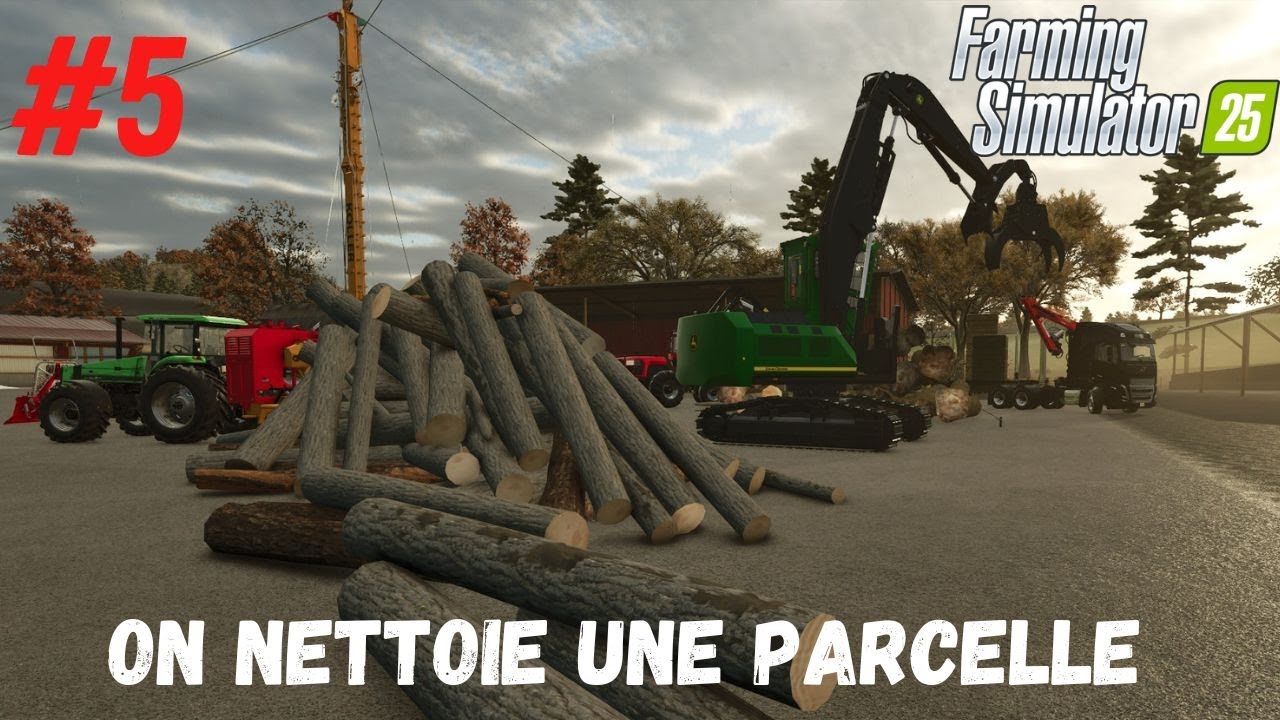 on nettoie une parcelle #5 (fs25)