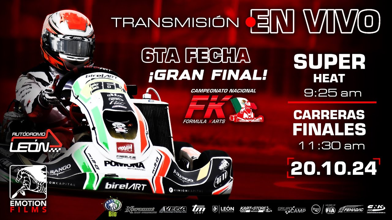 CAMPEONATO NACIONAL FÓRMULA KARTS 2024 - 6a FECHA ¡GRAN FINAL! - KARTÓDROMO DE LEÓN