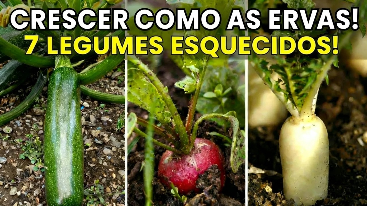 7 Vegetais Esquecidos Que Crescem Como Ervas Daninhas | Fácil, Só Precisam de Pouco Cuidado
