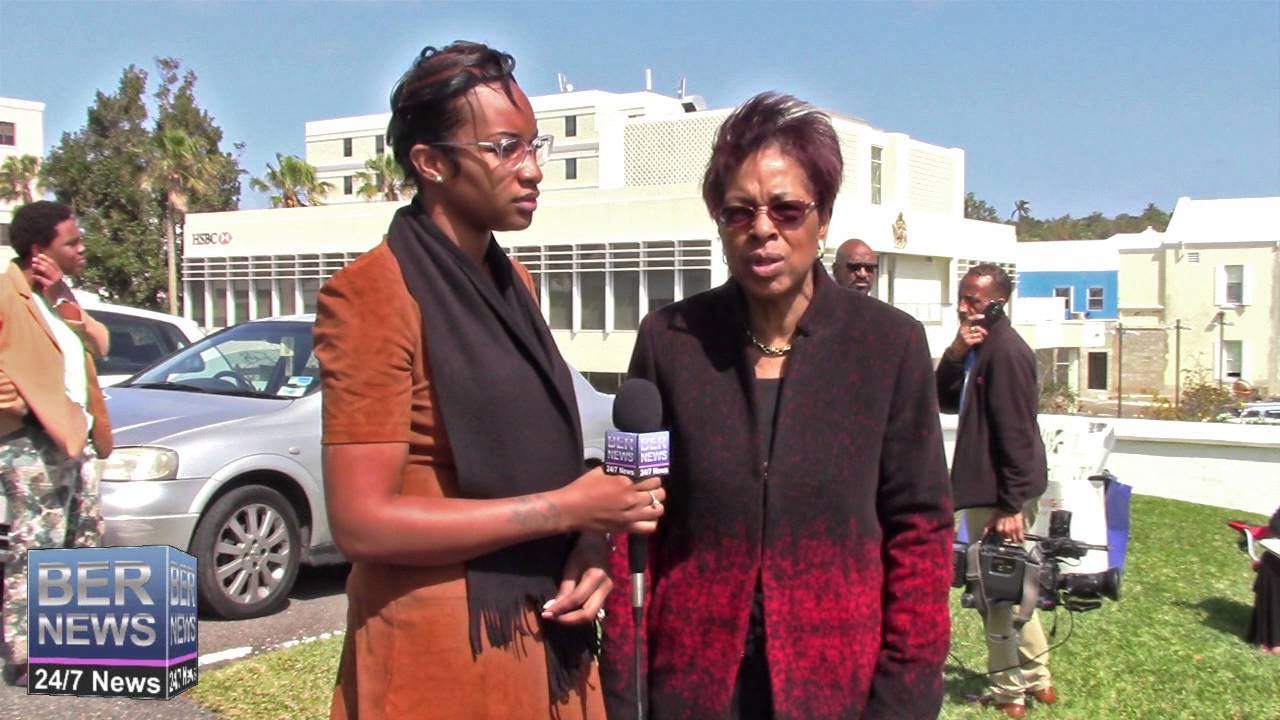 MPs Meet With Hunger Striker At Bermuda Parliament, March 8 2016