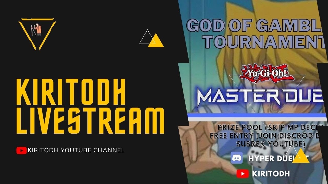 🔴[LIVE] BARU BANGUN, LANGSUNG BERGAMBLE!! GOD OF GAMBLER TOURNAMENT DIMULAI!| YU-GI-OH MASTER DUEL