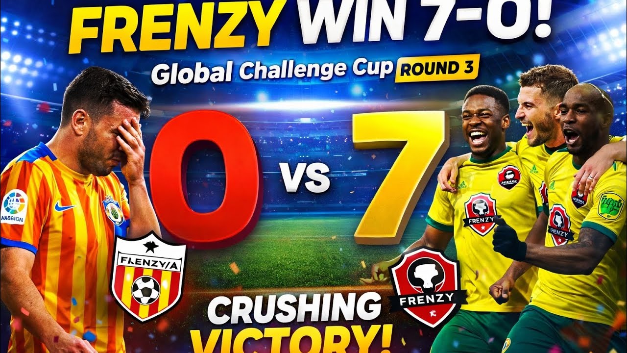 Frenzy FC Crushing Victory 7-0 💥 | GCC Round 3 Highlights
