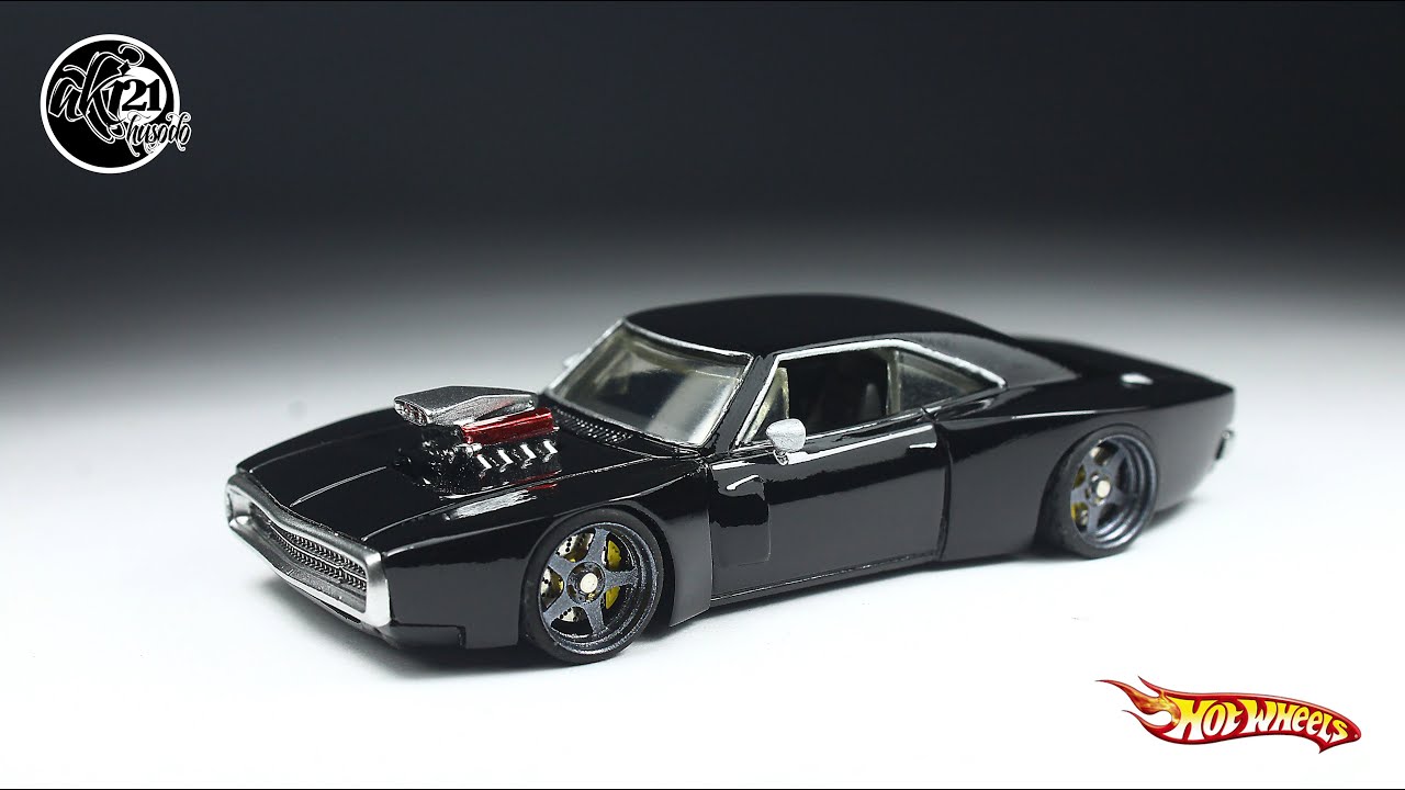 70 DODGE CHARGER - HOT WHEELS WIDE BODY CUSTOM