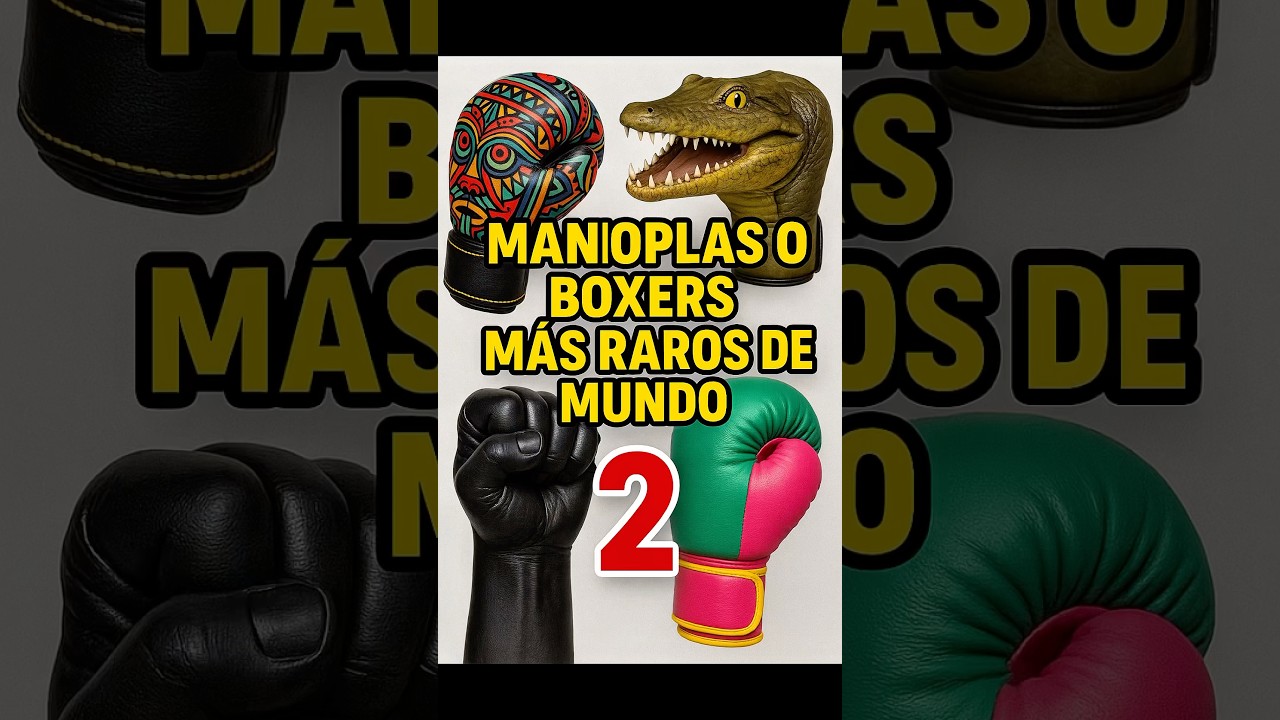 Manoplas M&Aacute;S RARAS DEL MUNDO PARTE 2! 🔥🥊 #manopla #boxer #armasmys #curiosidades #shorts