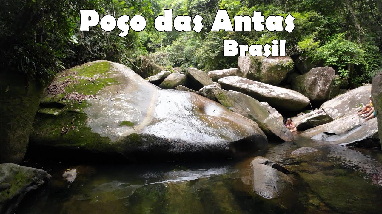 🇧🇷 POÇO DAS ANTAS Mongaguá - Cachoeira São Paulo - 4K UHD #litoral #natureza
