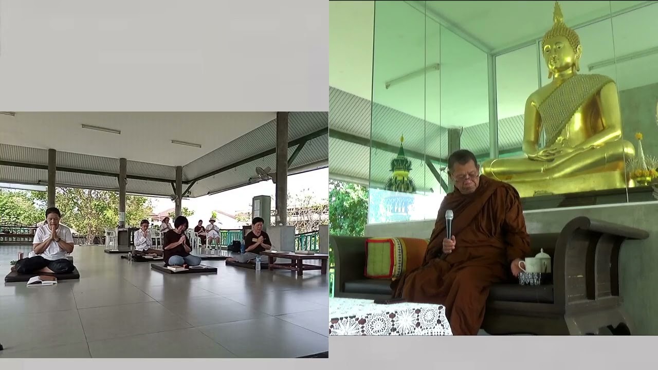 ไหวัพระบูชาพระรัตนตรัยสมาทานศีลเปิดการอบรมคอร์สบ้านสวนศีล ภาคบ่ายวันที่ ๒๕ กุมภาพันธ์ ๒๕๖๙.