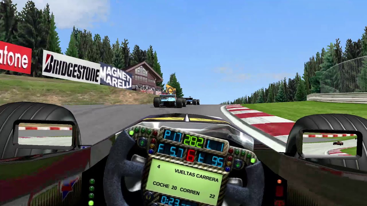 Grand Prix 4 (Linux/Wine) - Minardi PS01 F1 en Spa-Francorchamps 2001