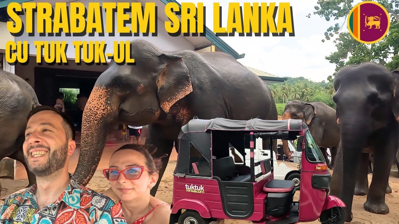 Explorăm Sri Lanka cu Tuk Tuk-ul: de la elefanți la templul dintelui lui BUDA!