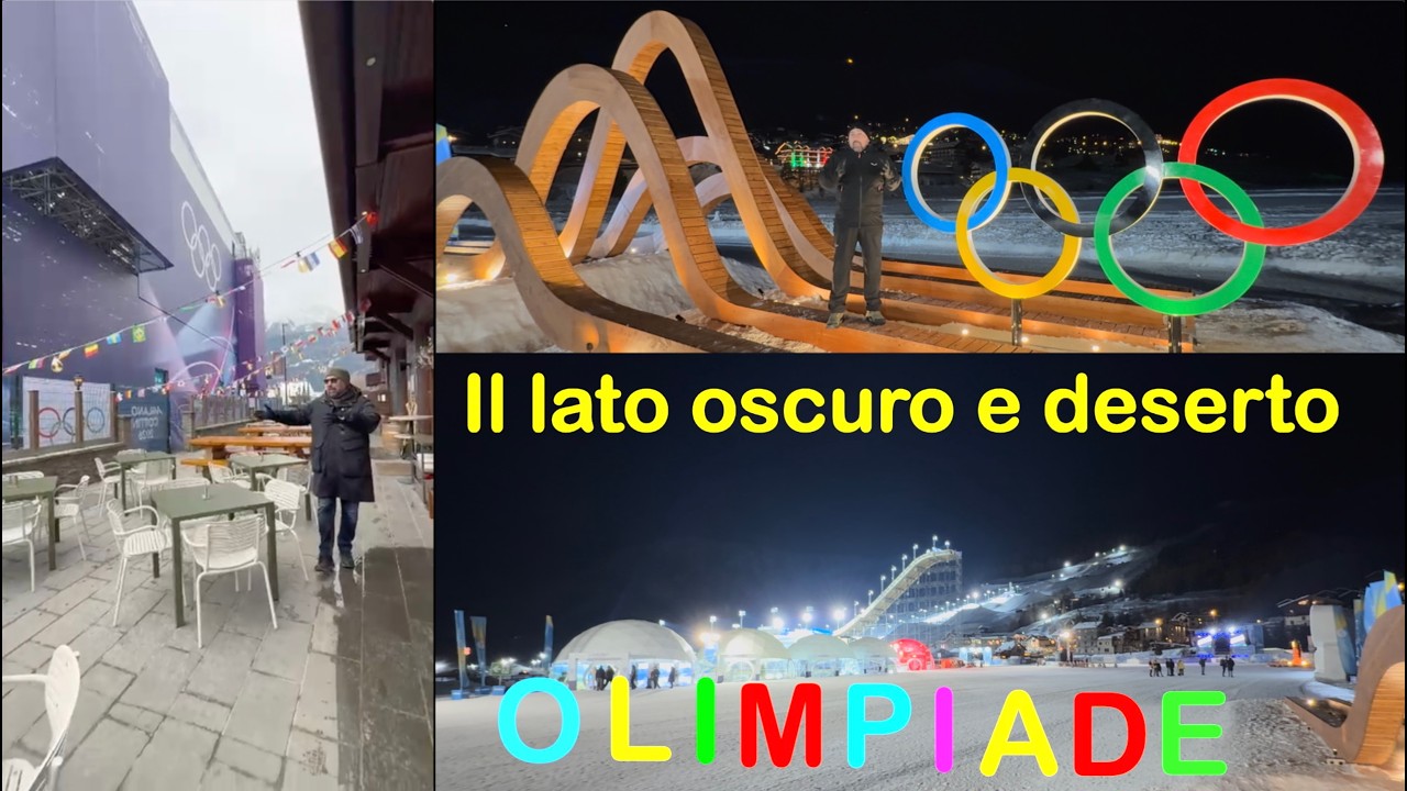 Olimpiadi, il lato oscuro e deserto di Milano Cortina mostrato da Dario Di Caterino