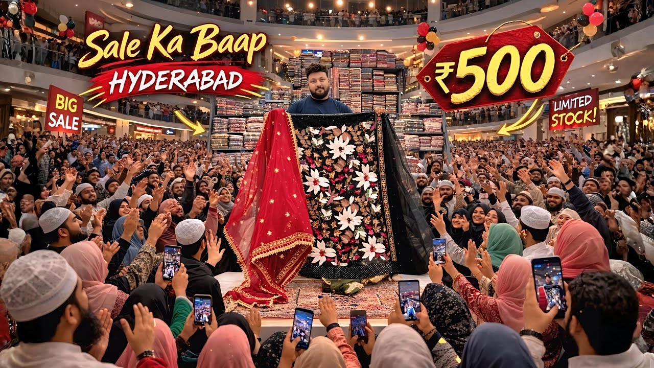 SALE KA BAAP 🔥 BLACK SALE ₹500 | HYDERABAD RAMZAN DRESSES EXPOSED 😱