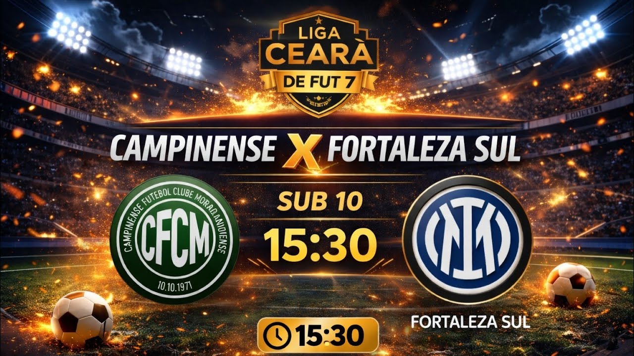 CAMPINENSE X FORTALEZA SUL- SUB 10 - LIGA CEARÁ