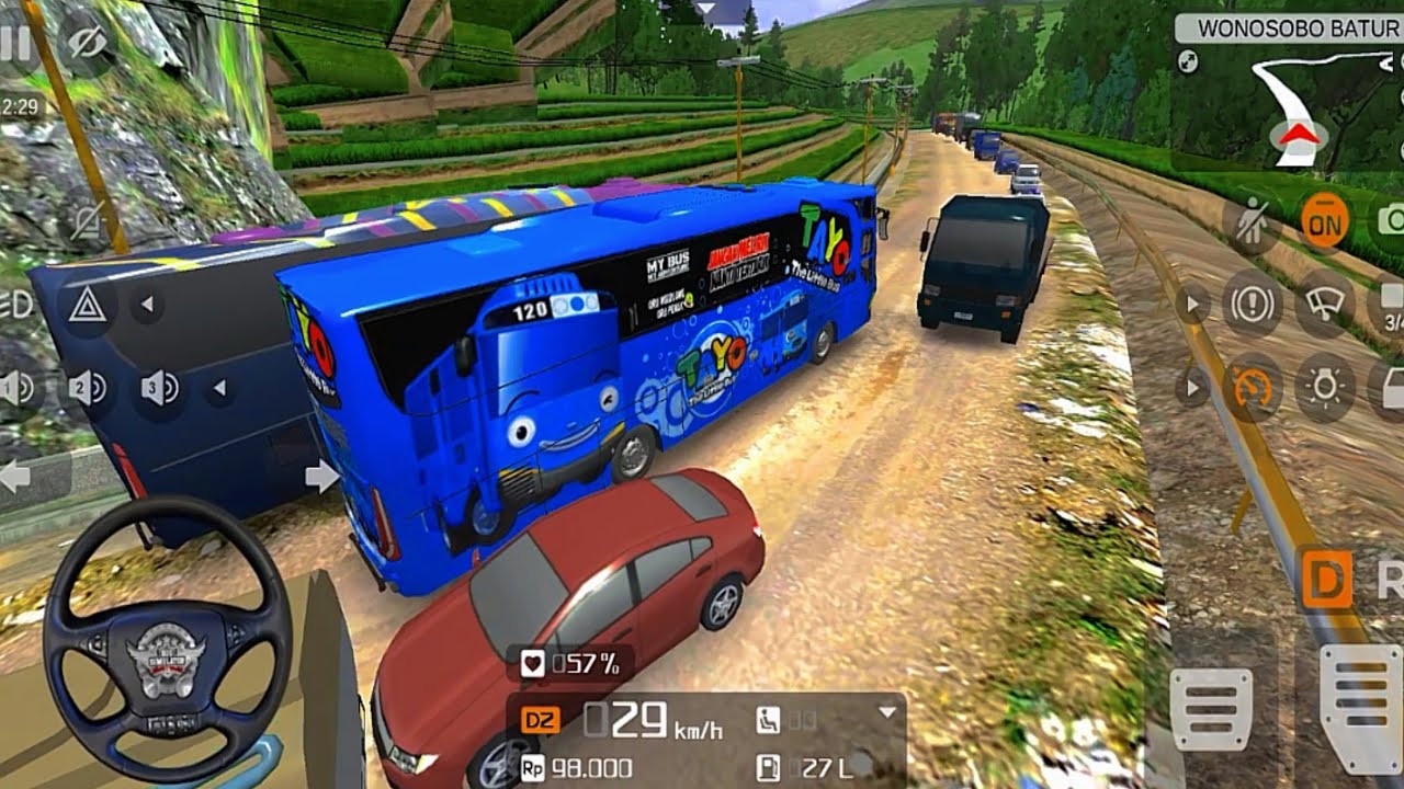 impossible death road coach bus simulator gameplay | best bus simulator | android games
