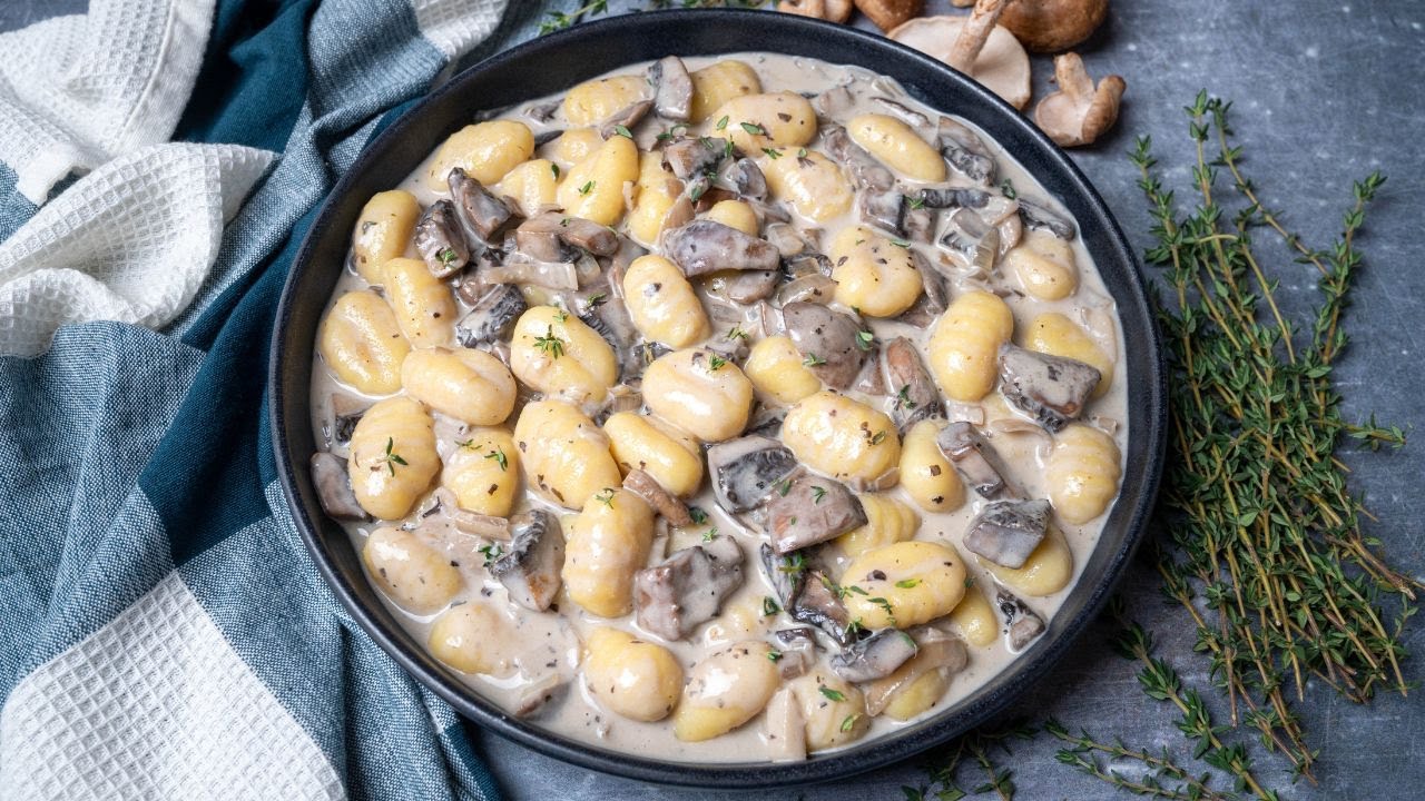 Creamy Mushroom Gnocchi