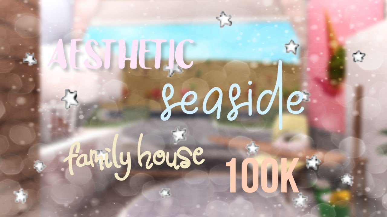 BLOXBURG II AESTHETIC SEASIDE HOUSE II 100K II Pink_Mellow