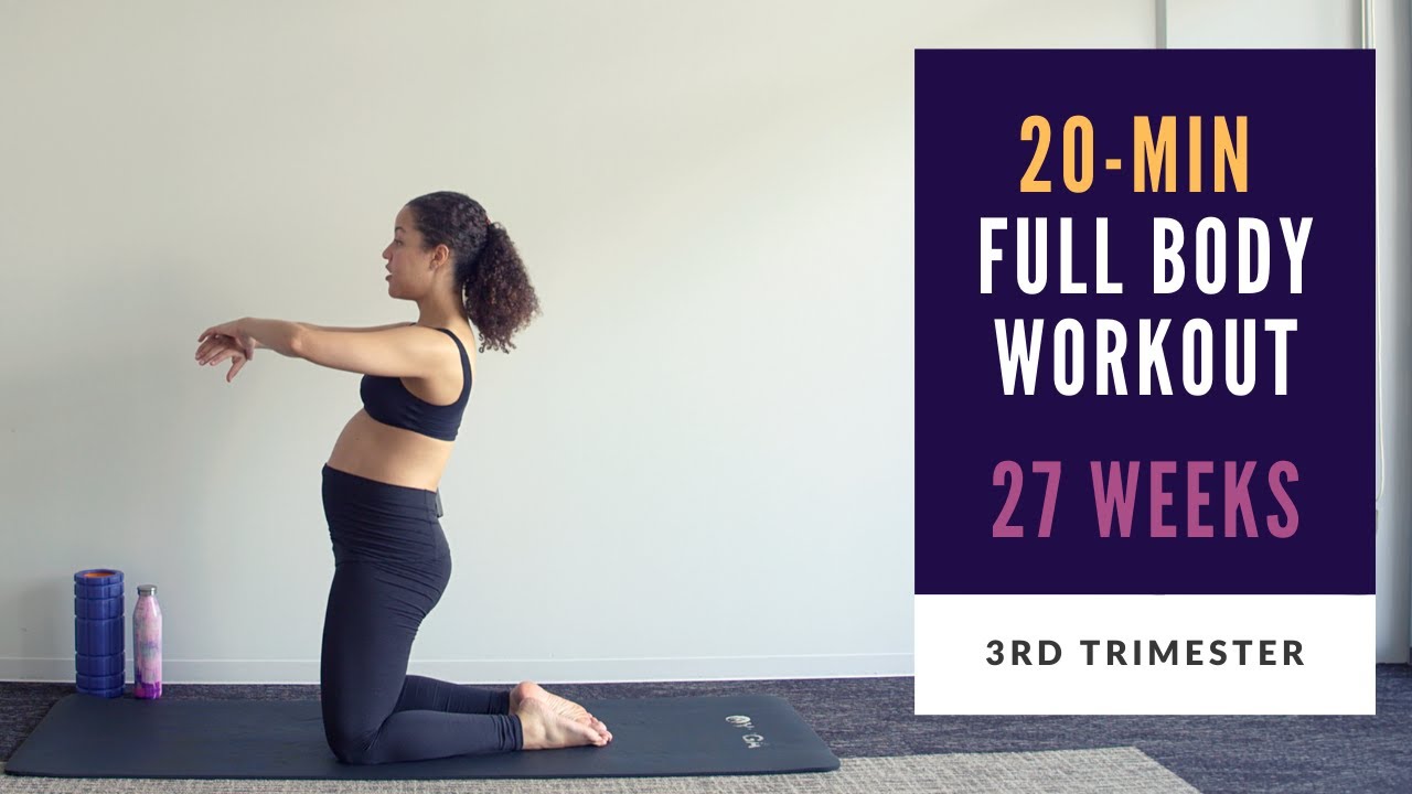 Week 27 of Pregnancy | 20-min Full Body Prenatal Workout
